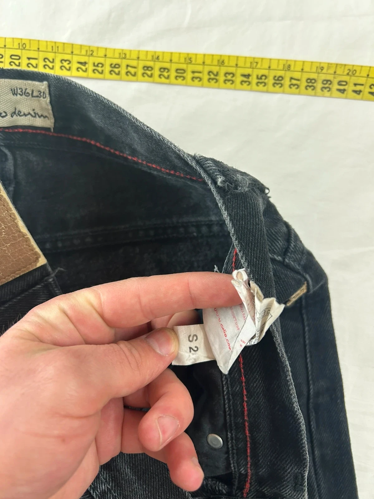 Jean negro Celio corte recto W36 L30 – photo 13